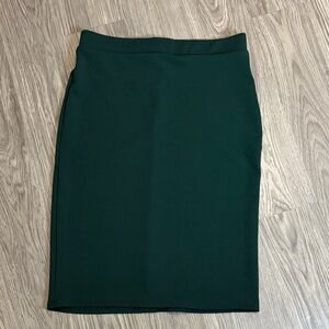 Milly Penzance Pencil Skirt Hunter Green 1885